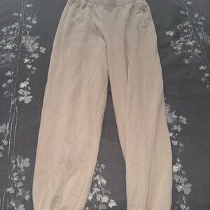 PacSun Lazypants Tan Cuffed Sweatpants Size Small